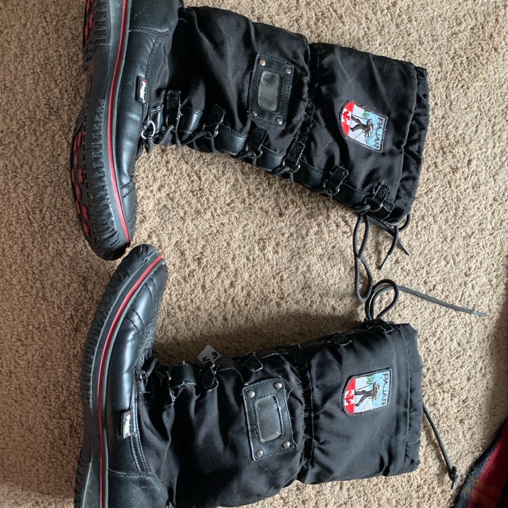 Vintage Pajar waterproof Black Winter Boots -30